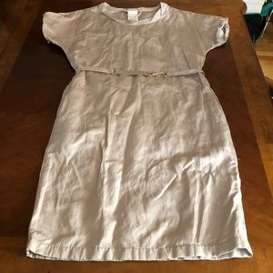 Pale pink S’MaxMara dress with belt